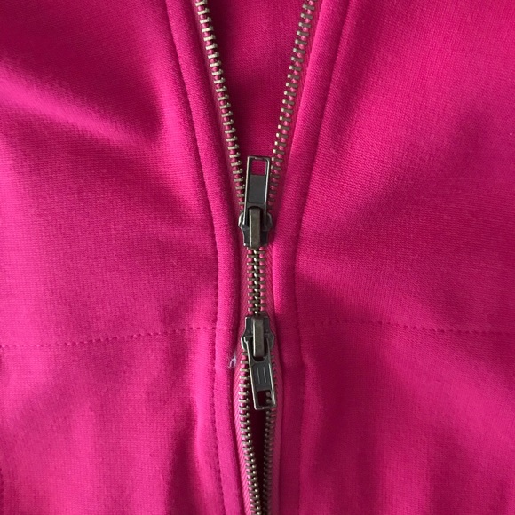 Betsey Johnson Hot Pink Long Hoodie - Picture 7 of 7